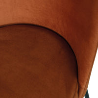 800816-R-01_VS_BP_Vogue_eetkamerstoel_fluweel_roest_detail