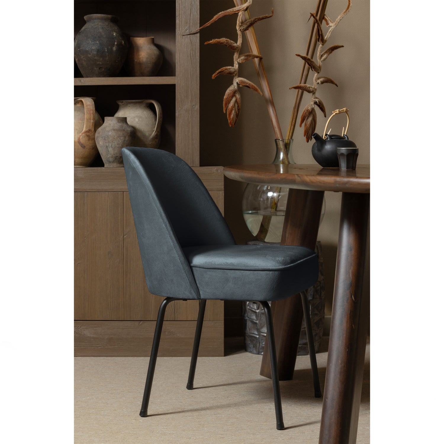 800816-T-01_SF_BP_Vogue_eetkamerstoel_fluweel_teal_Roundly_eettafel