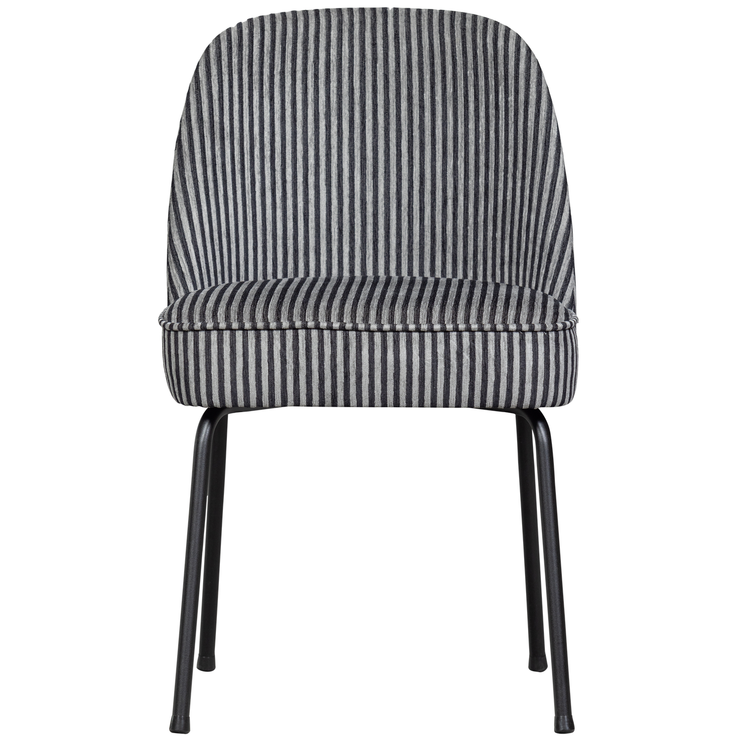 Valgomojo kėdė VOGUE STRIPE, juodai pilka
