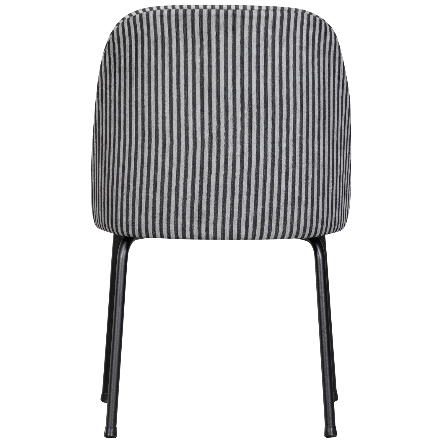Valgomojo kėdė VOGUE STRIPE, juodai pilka