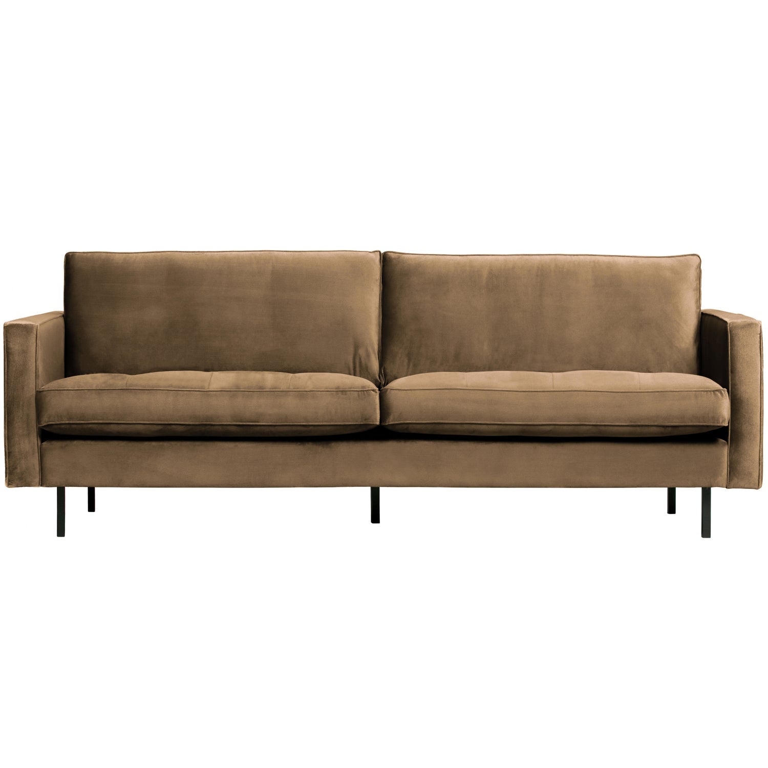 Klasikinė sofa RODEO, 2,5 vietos, veliūras, Taupe spalva