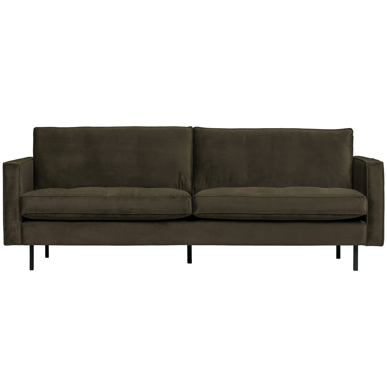 Klasikinė sofa RODEO, 2,5 vietos, veliūras, tamsiai žalia
