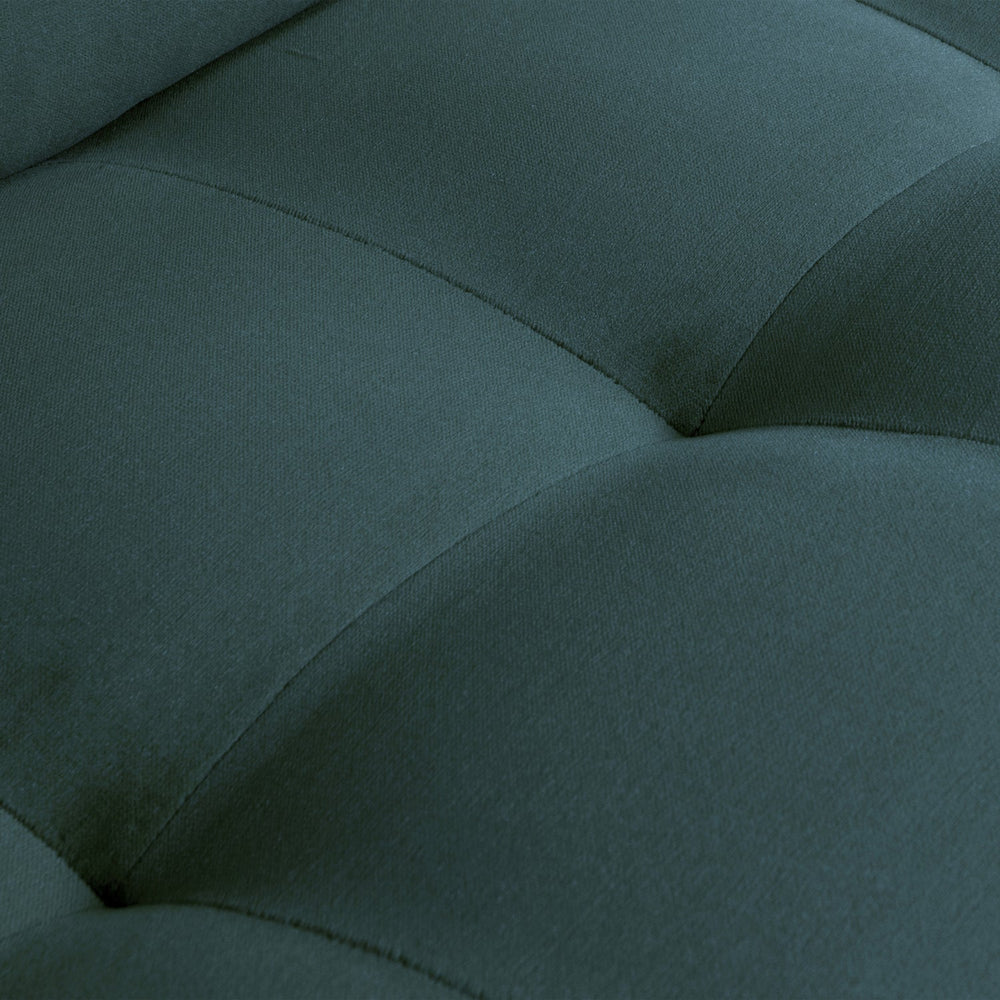 RODEO classic 2.5-seater sofa, velour, Teal