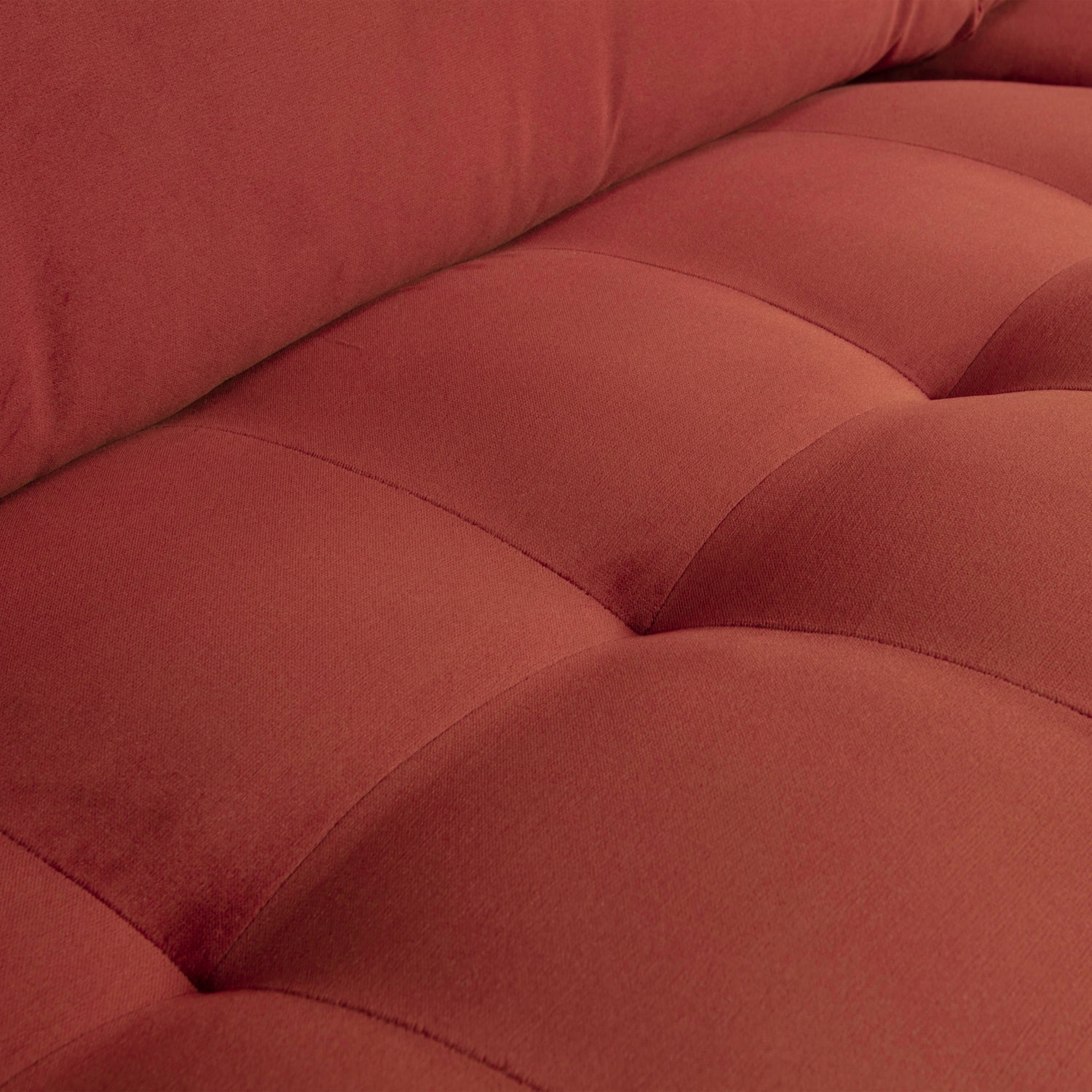 Klasikinė sofa RODEO, 3 vietos, veliūro audinys, Chestnut spalva