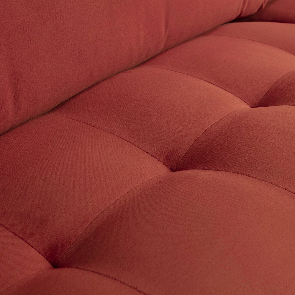 Classic armchair RODEO, velvet, Chestnut