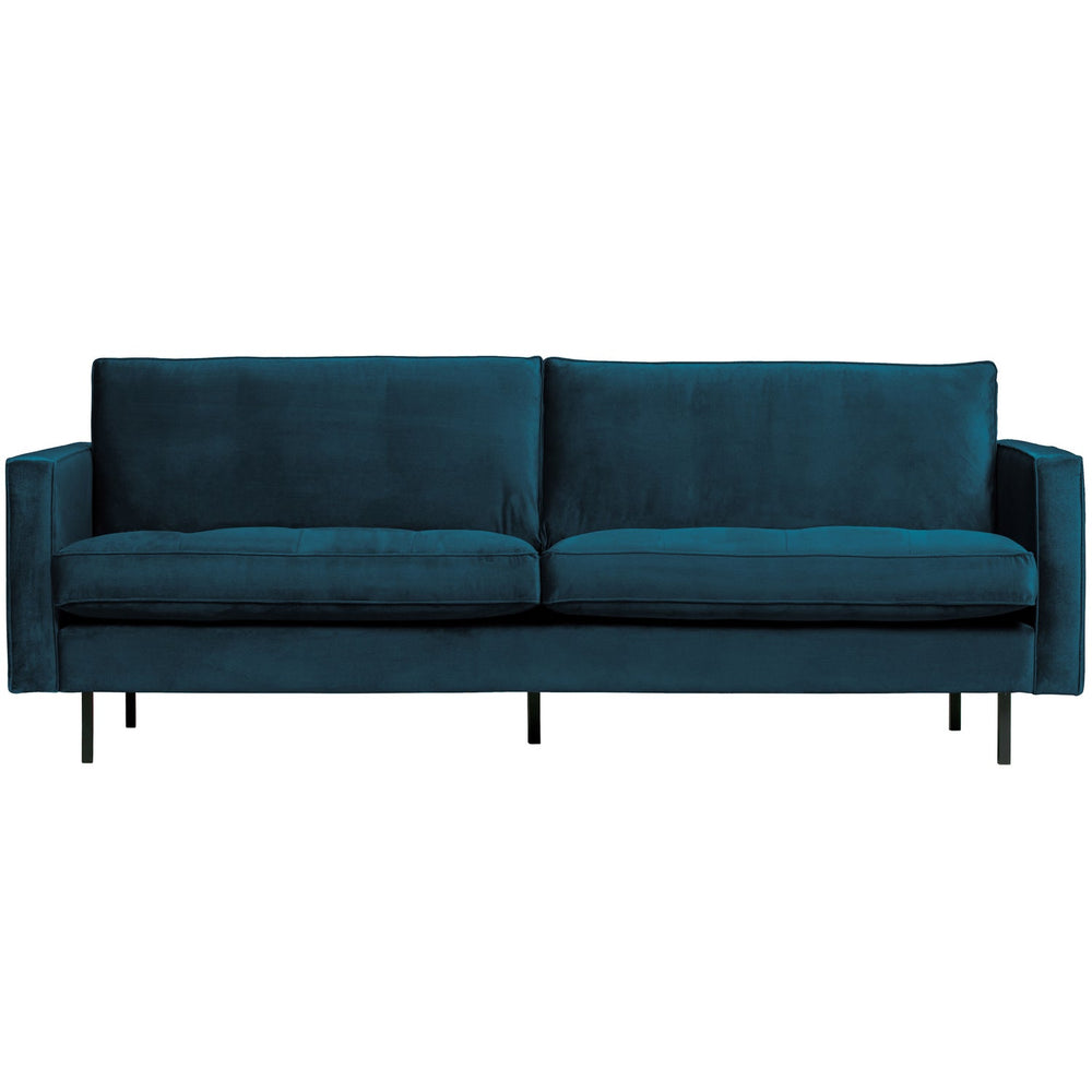 RODEO Classic Sofa, 2.5 Seater, Velvet, Blue