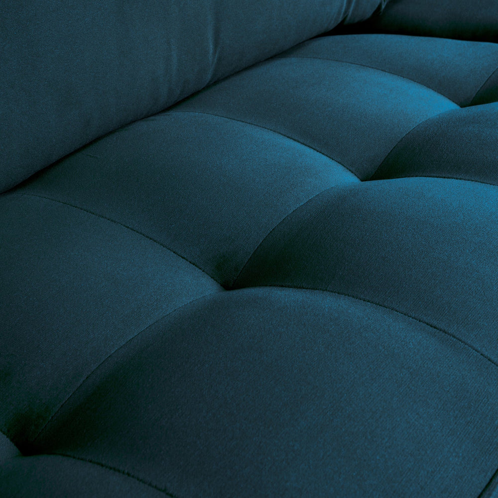 Klasikinis fotelis RODEO, veliūras, mėlyna