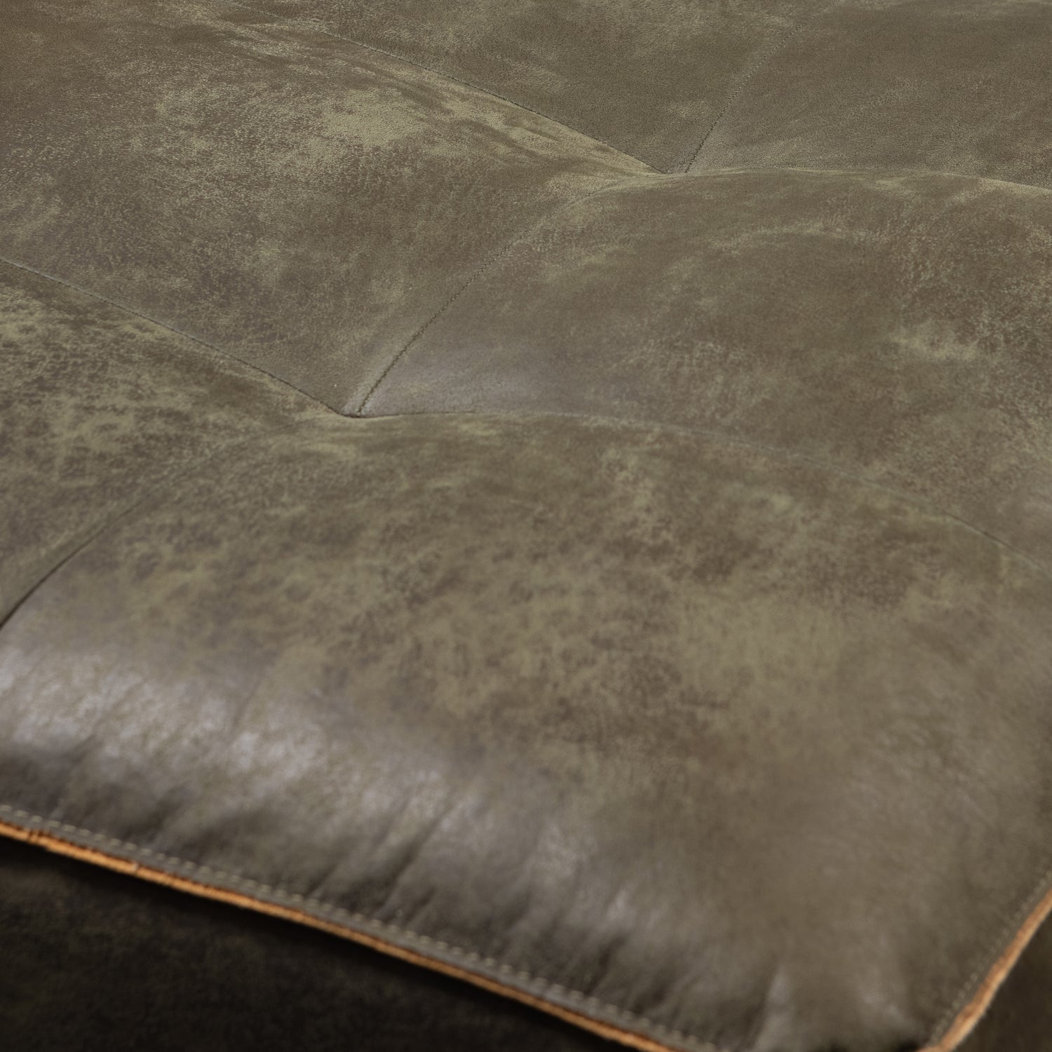 Klasikinė sofa RODEO, 3 vietos, eko oda, chaki spalva