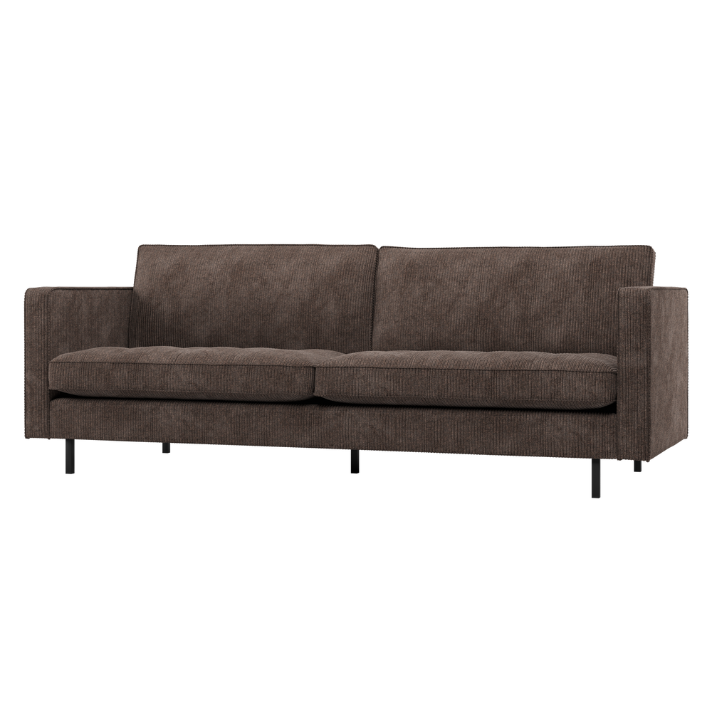 Sofa RODEO Classic 2,5-vietė, reljefinės tekstūros, ruda