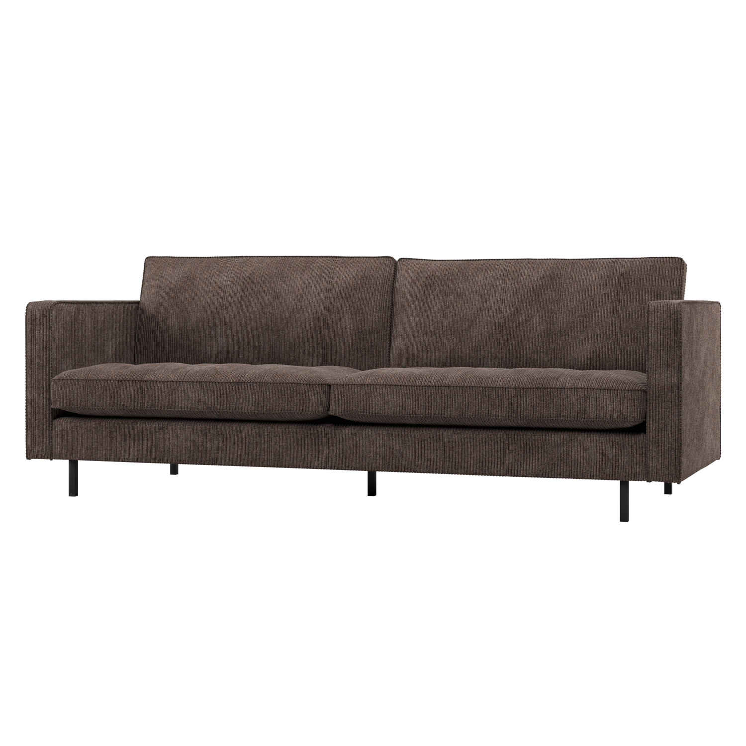 Sofa RODEO Classic 2,5-vietė, reljefinės tekstūros, ruda