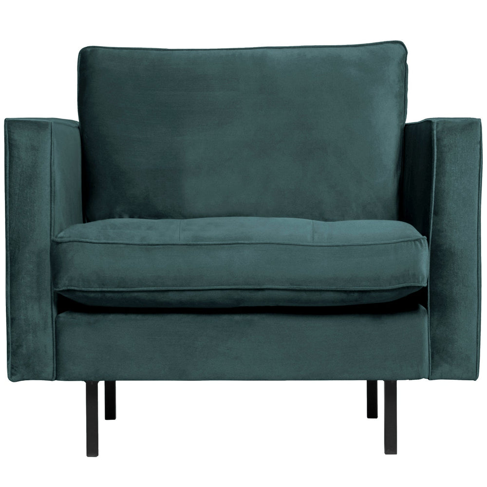 RODEO Classic Armchair, velvet, Teal