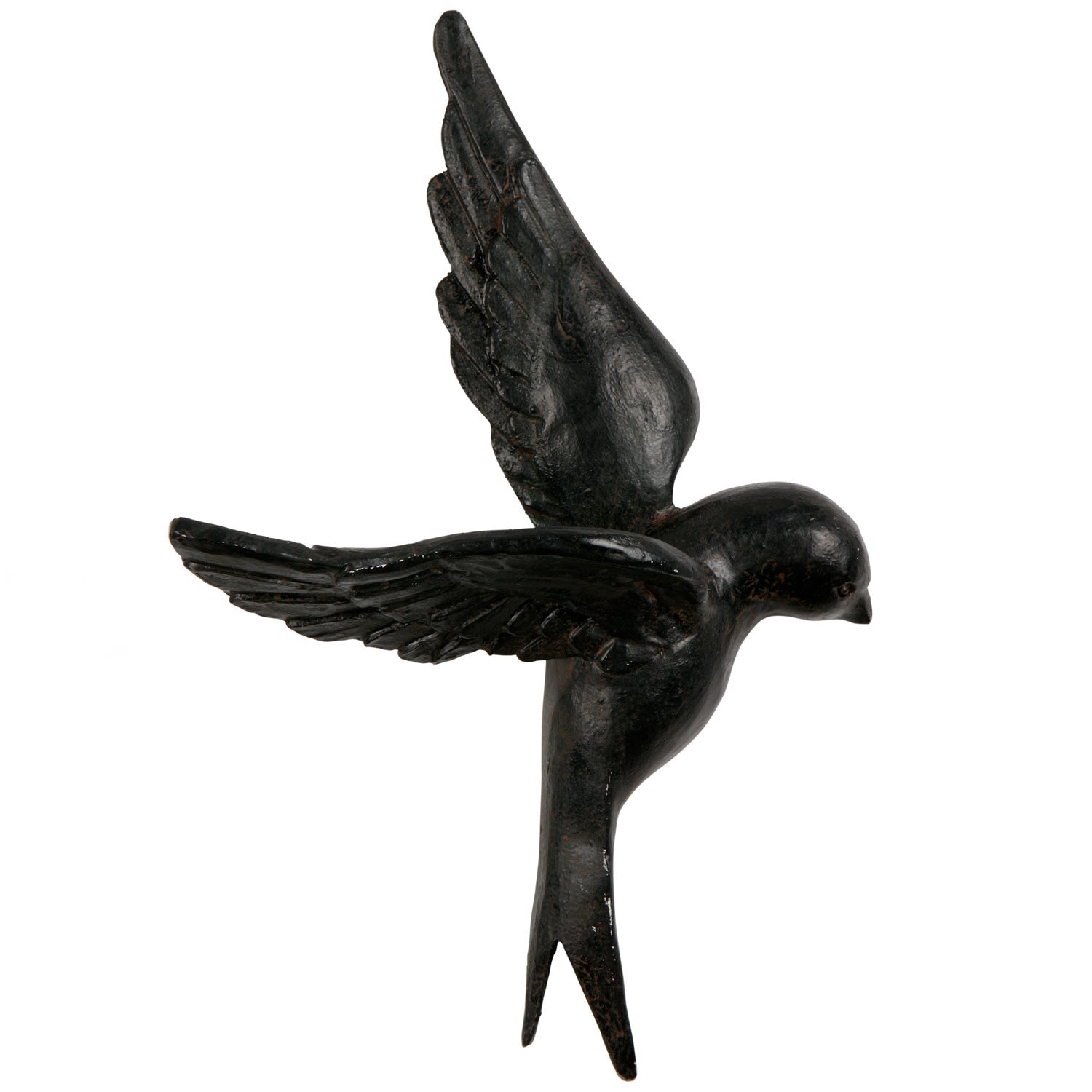 Wall decoration AVALER, set of 4 birds, black