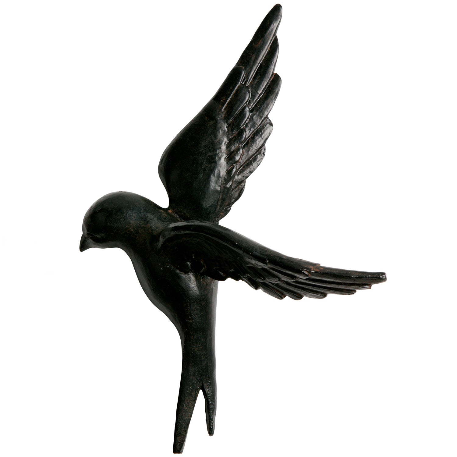 Wall decoration AVALER, set of 4 birds, black