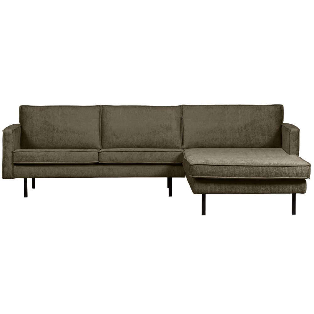 Corner sofa RODEO, right, velvet, Bonsai
