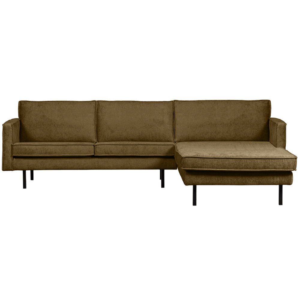 Corner sofa RODEO, right, velvet, Bras