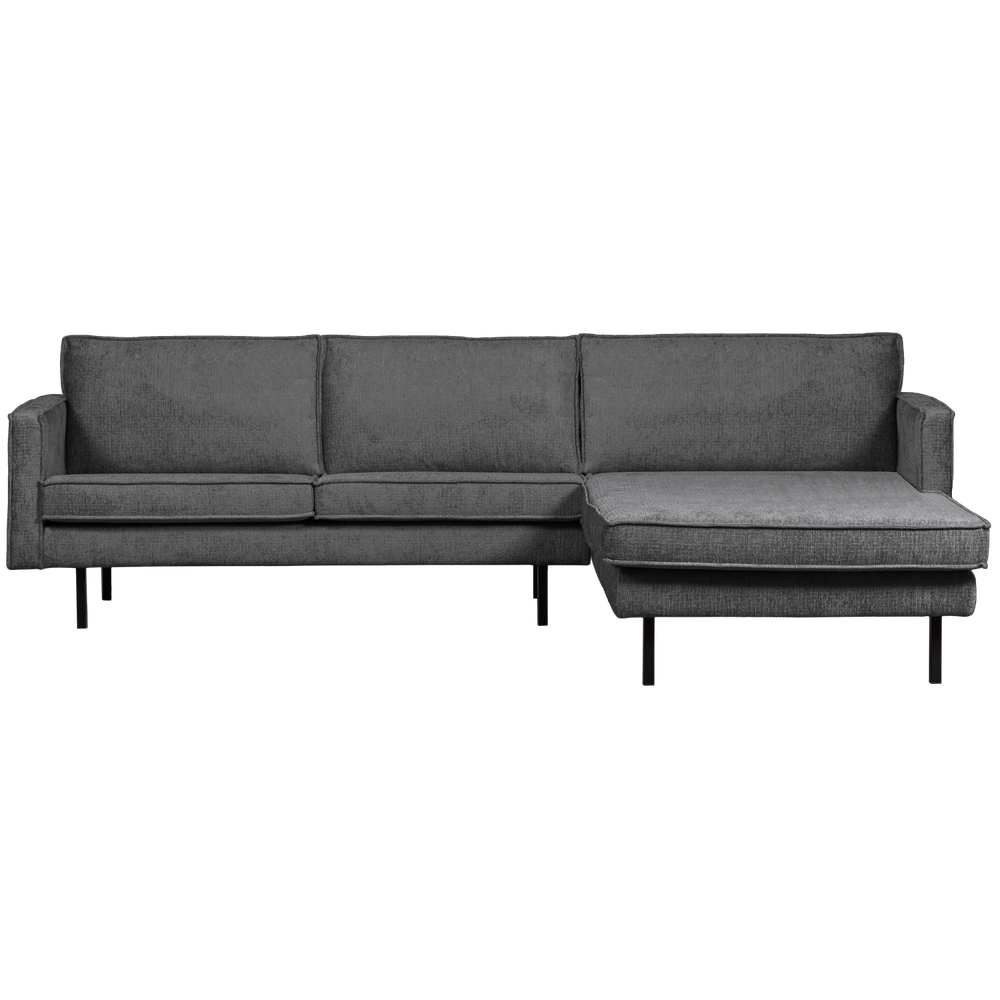 Corner sofa RODEO, right, velour, Mountain