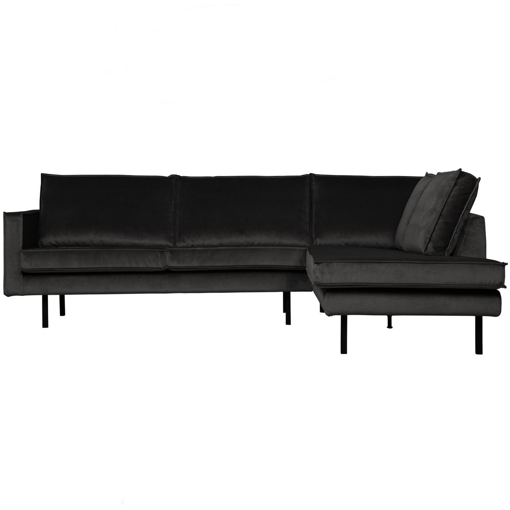 Kampinė sofa RODEO, veliūras, antracito