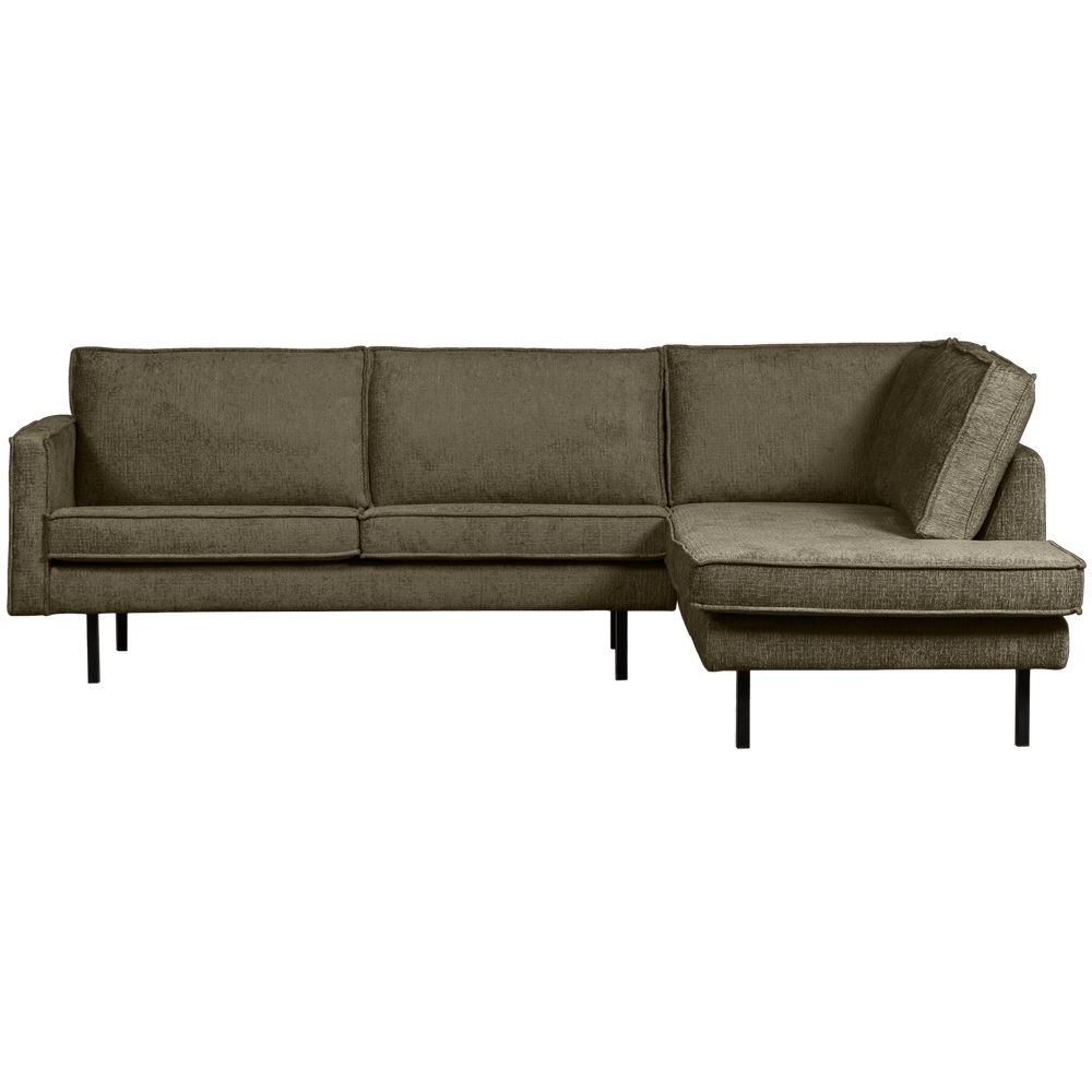 Corner sofa RODEO, right, velvet, Bonsai