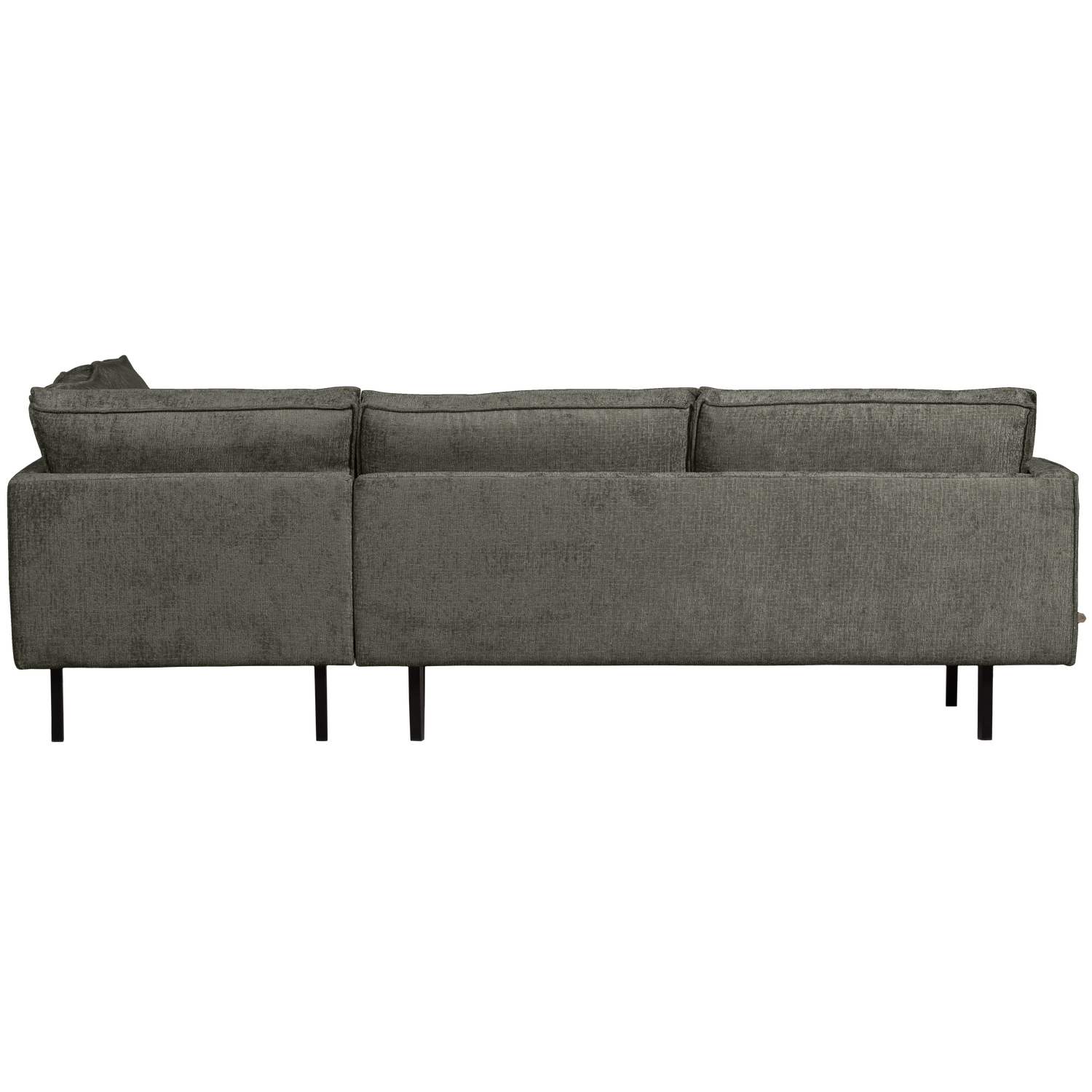 Corner sofa RODEO, right-hand, velvet, Frost