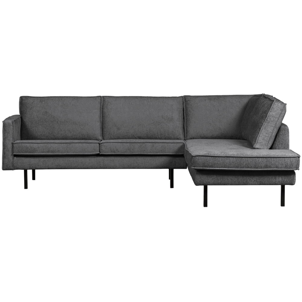 Corner sofa RODEO, right, velour, Mountain