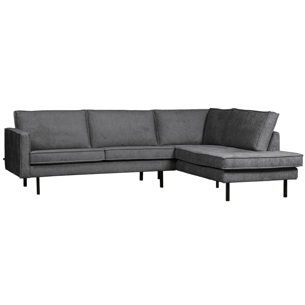 Corner sofa RODEO, right, velour, Mountain