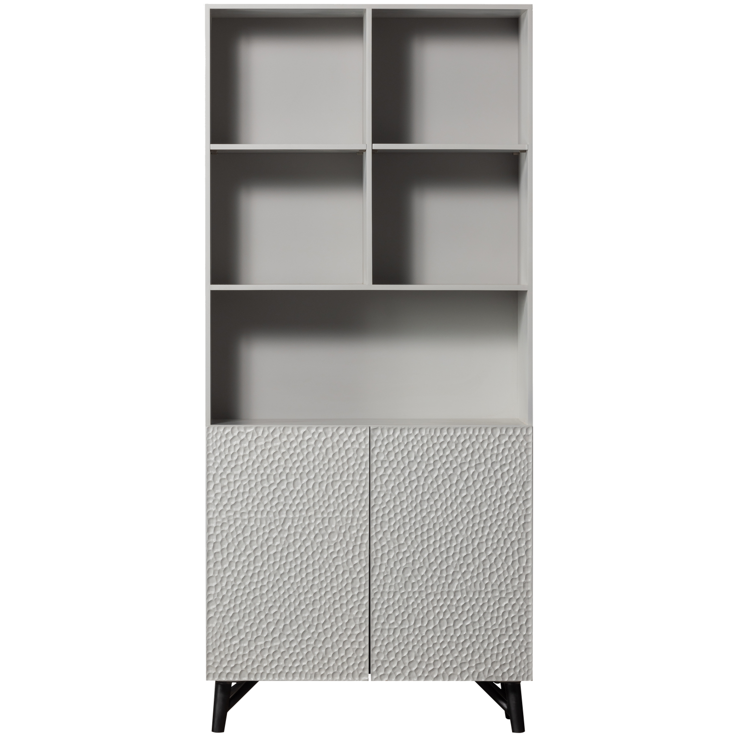 Spinta CARVED ORGANIC, 2 durys, miglos pilka