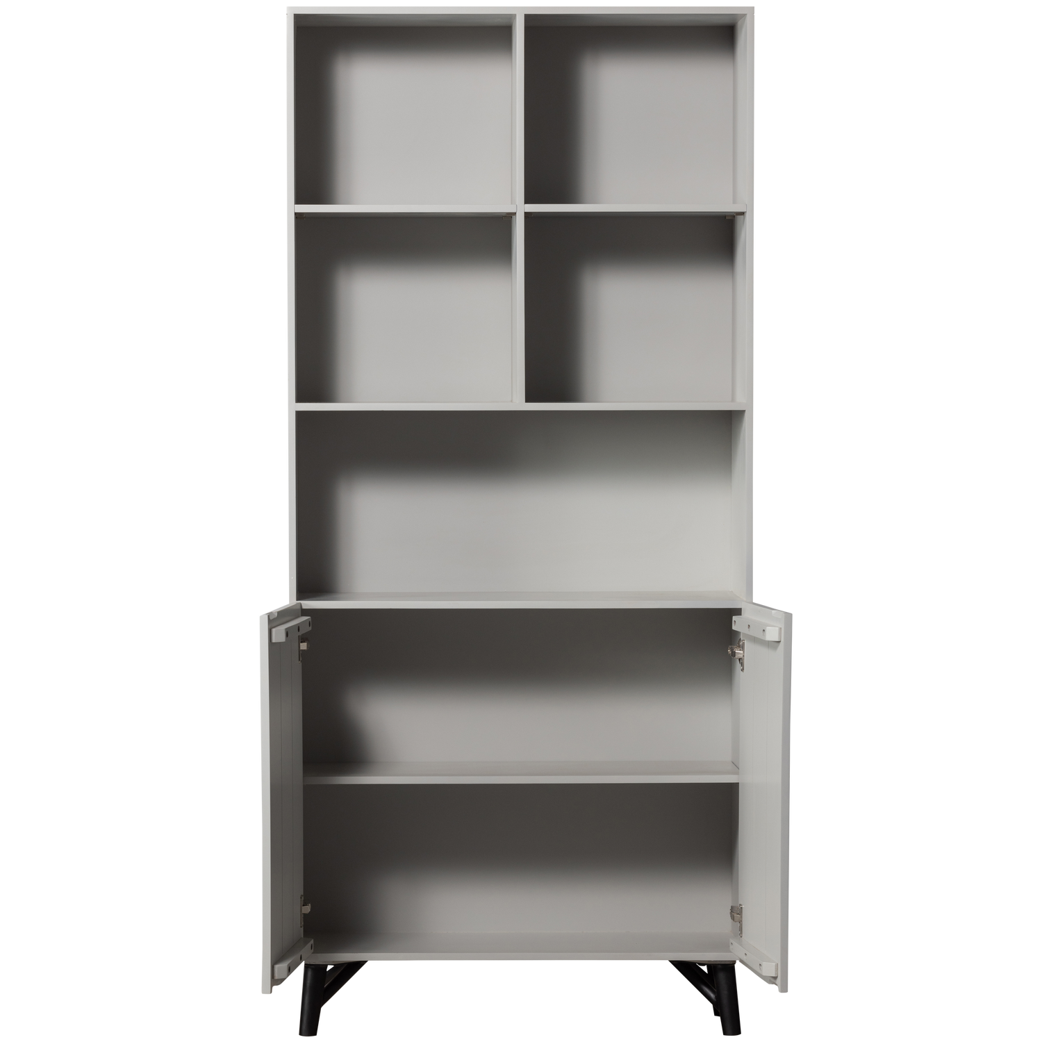 Spinta CARVED ORGANIC, 2 durys, miglos pilka