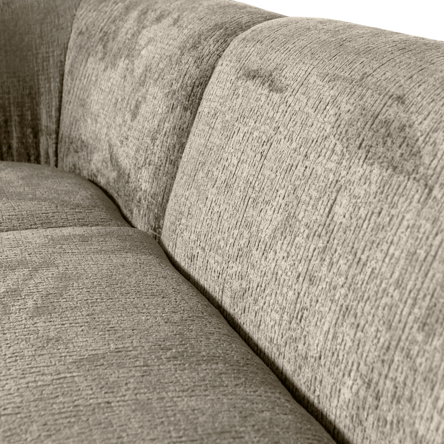 Kampinė sofa SLOPING, kairė, velvetinė Wheatfield