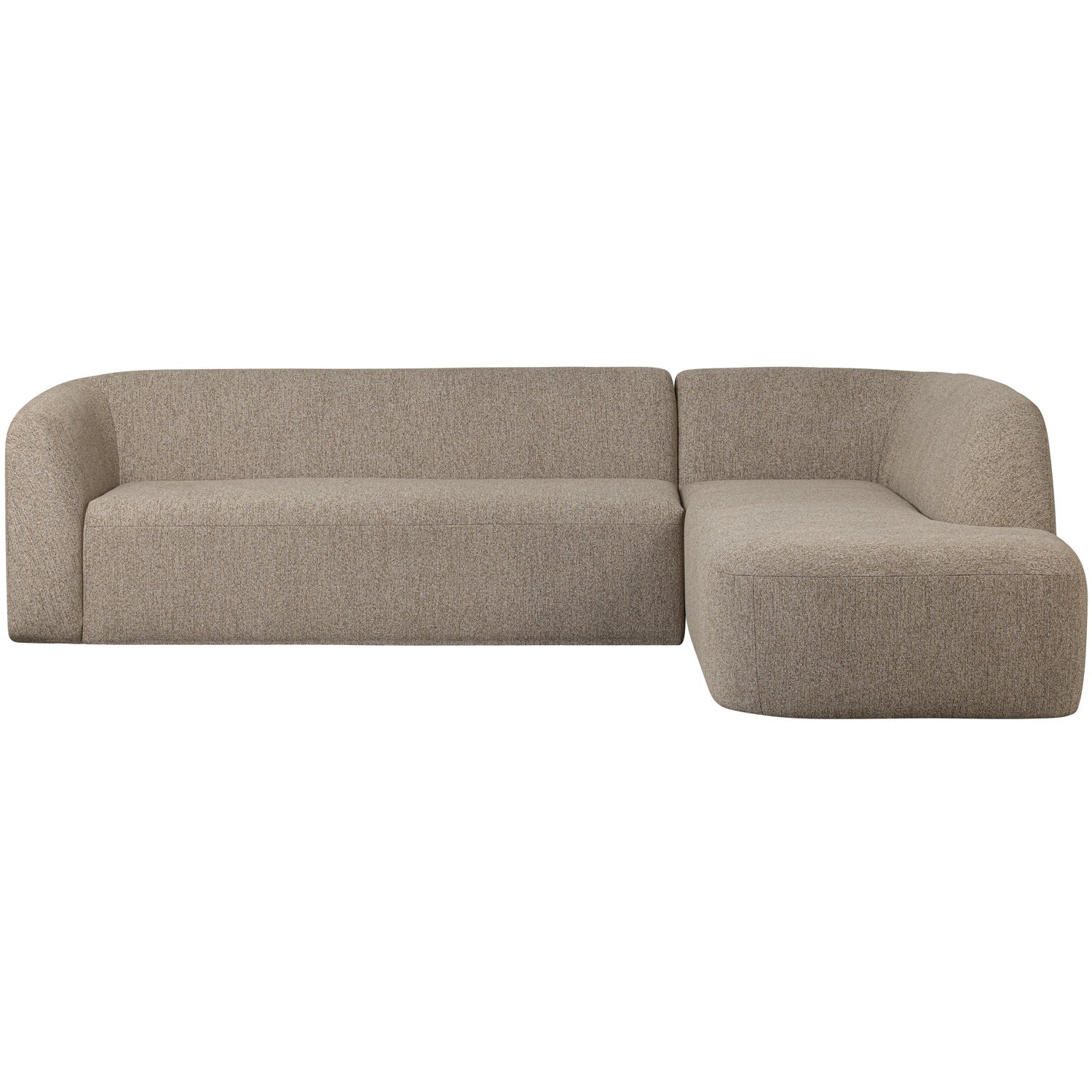 Kampinė sofa SLOPING, dešinė, natūrali