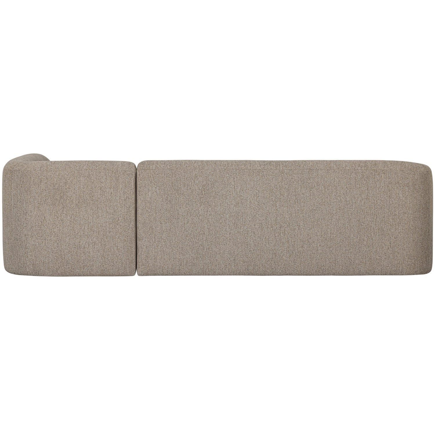 Kampinė sofa SLOPING, dešinė, natūrali