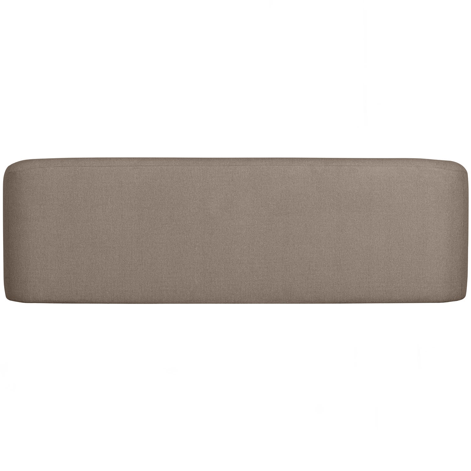 Triple SLOPING, velour, light brown melange