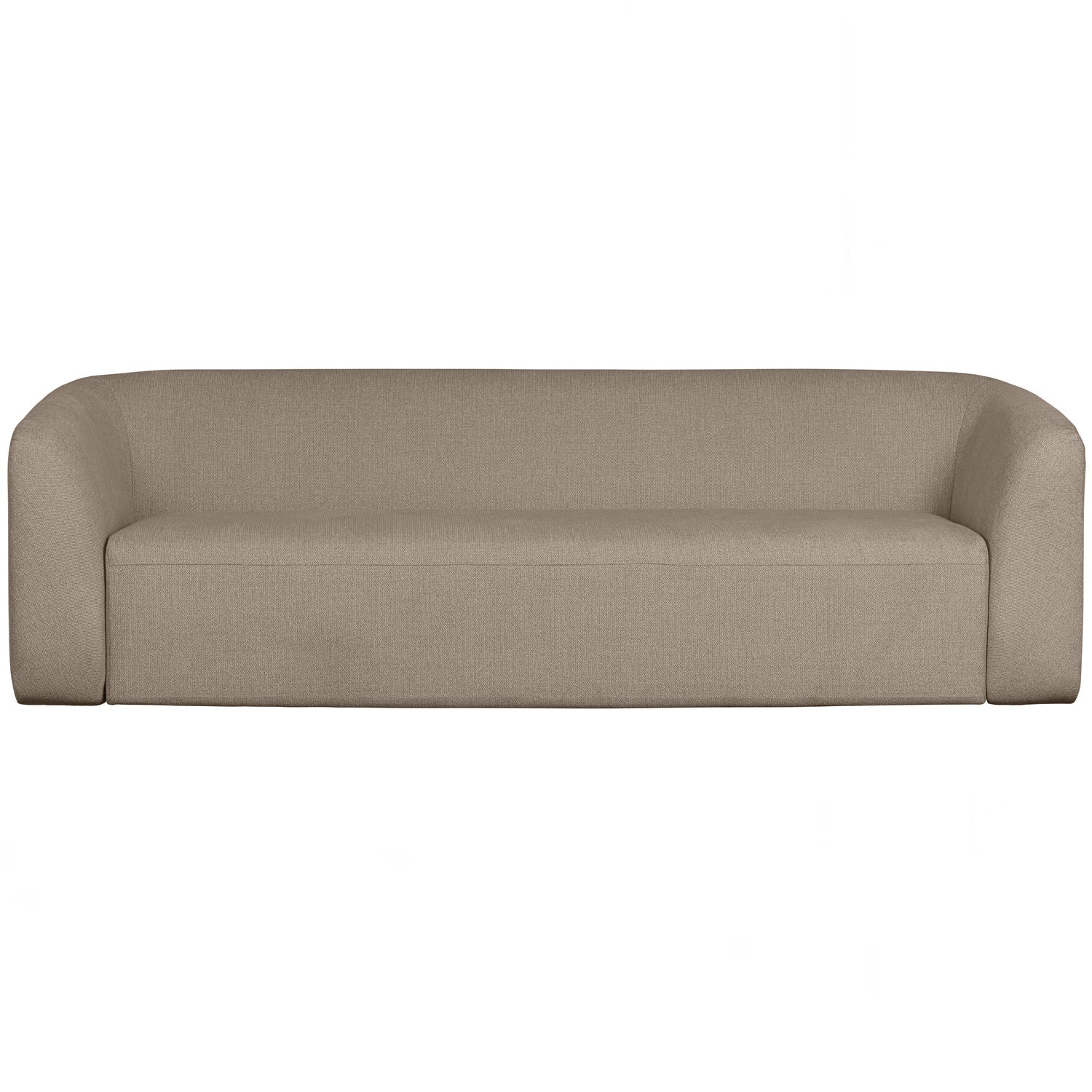 Three-seater SLOPING, velour, natural mélange