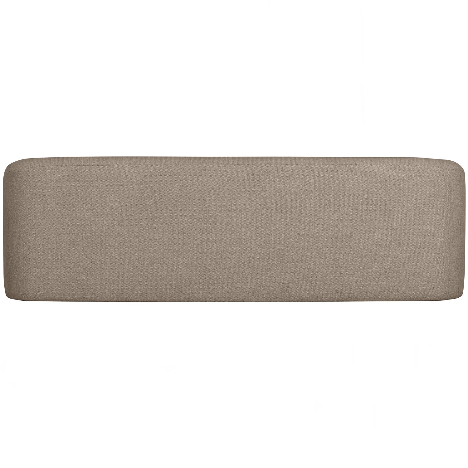 Three-seater SLOPING, velour, natural mélange