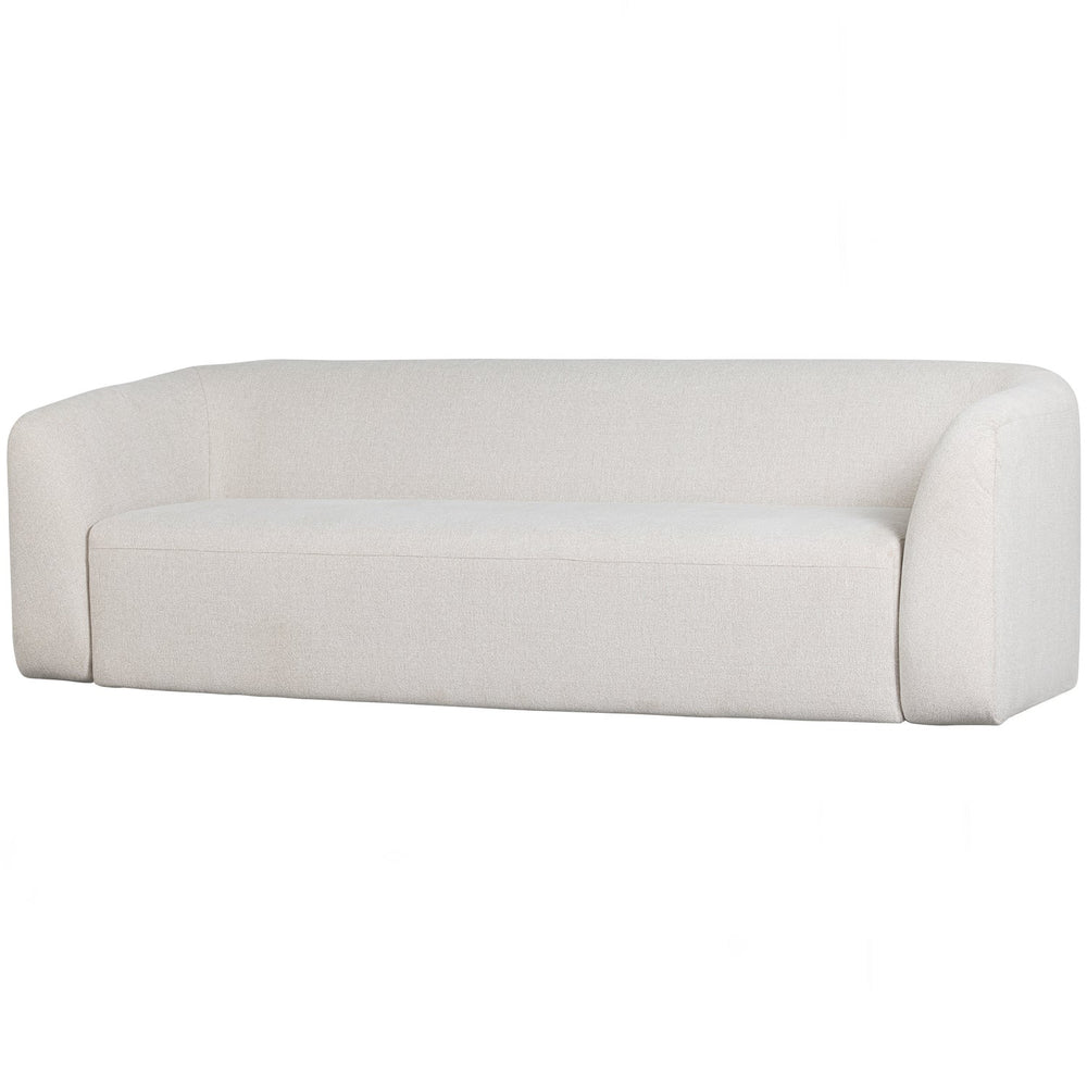 Three-seater SLOPING, velour, Pearl melange