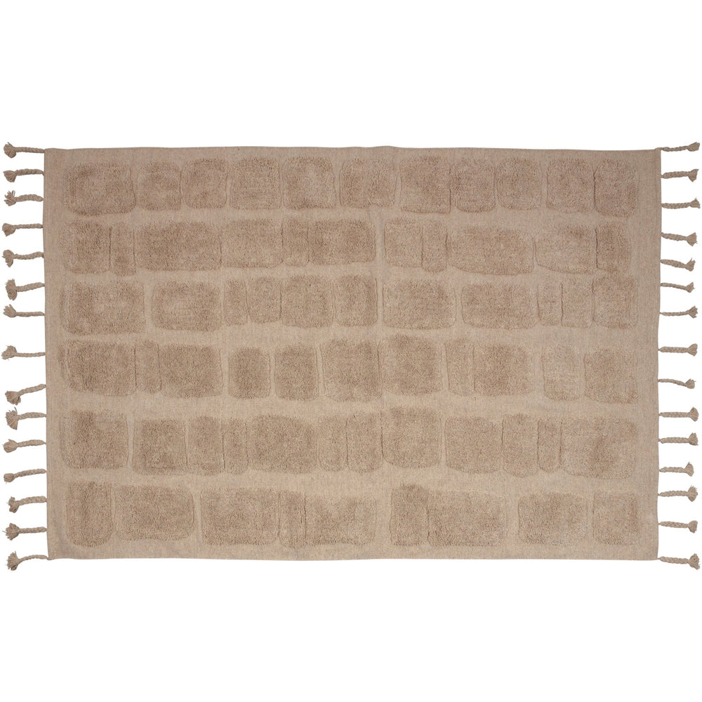 BRICKS RUG WITH STONE DESSIN BEIGE 170x240CM