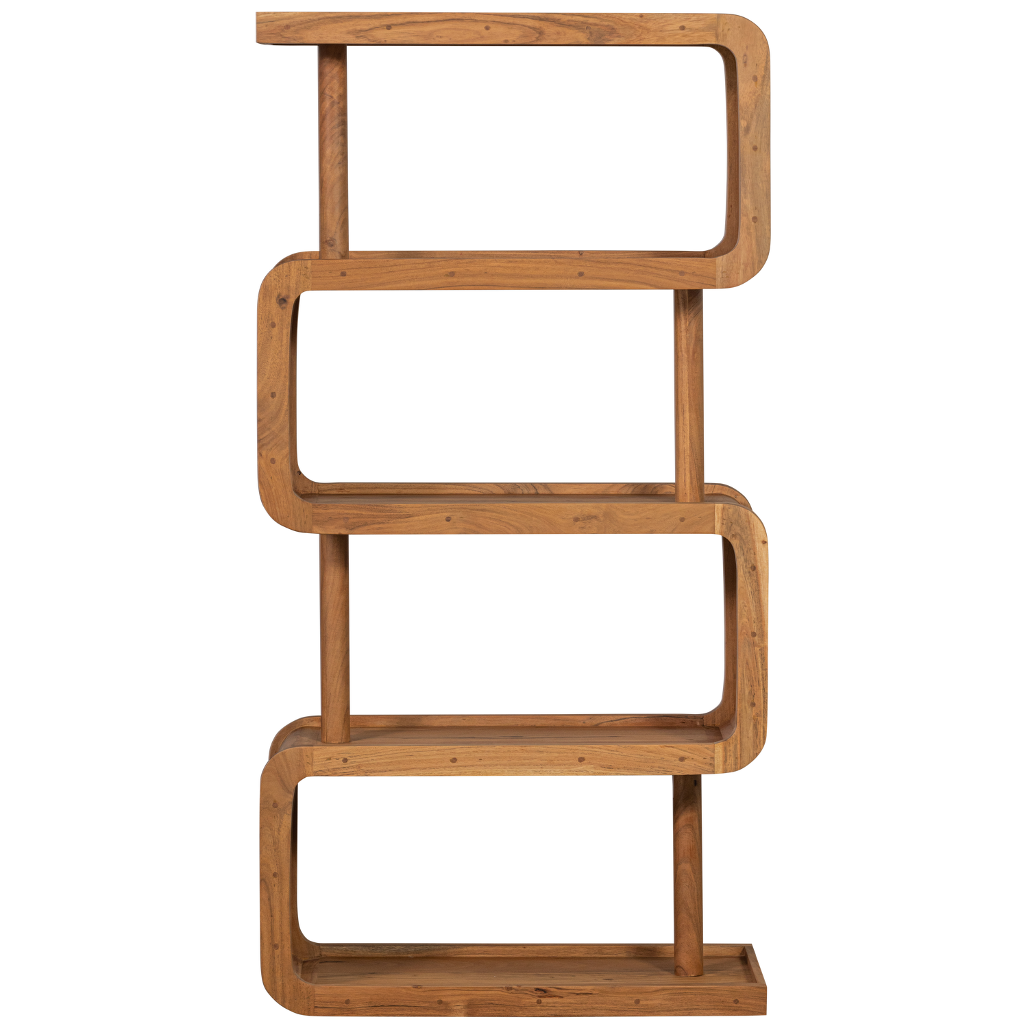 Atvira spintelė RATTLE, medis, natūrali