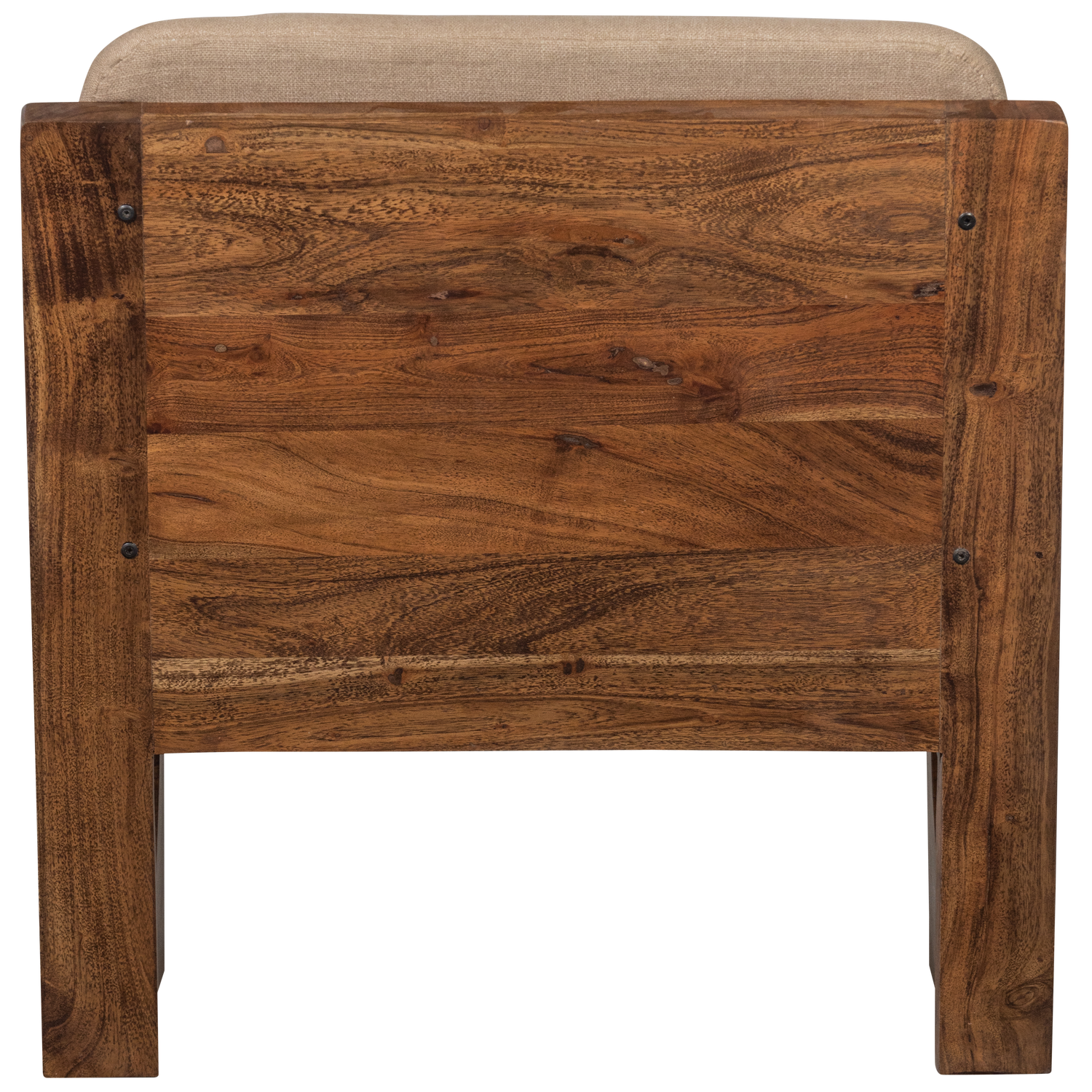 Fotelis OPULENT, bouclé ir akacijos mediena