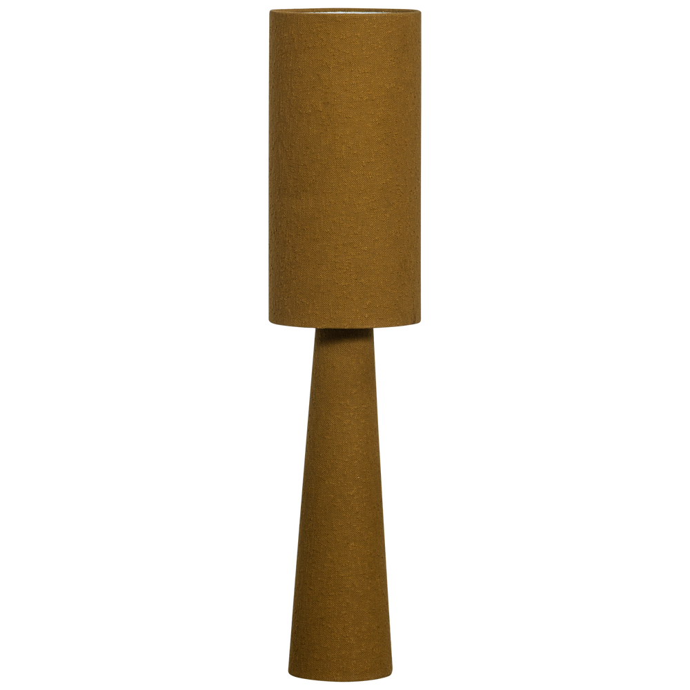 Grindinė lempa LOFT, metalas ir bouclé, tamsiai ruda