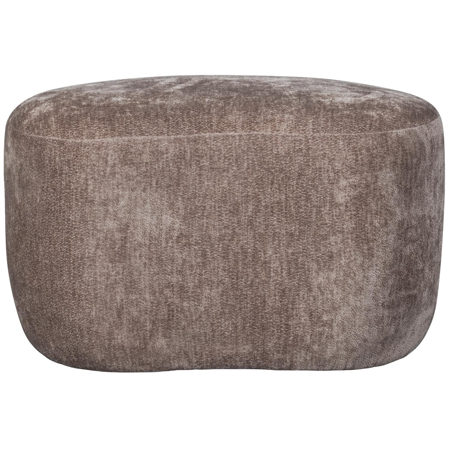 Ottoman POPULAR ORGANIC, velour, taupe