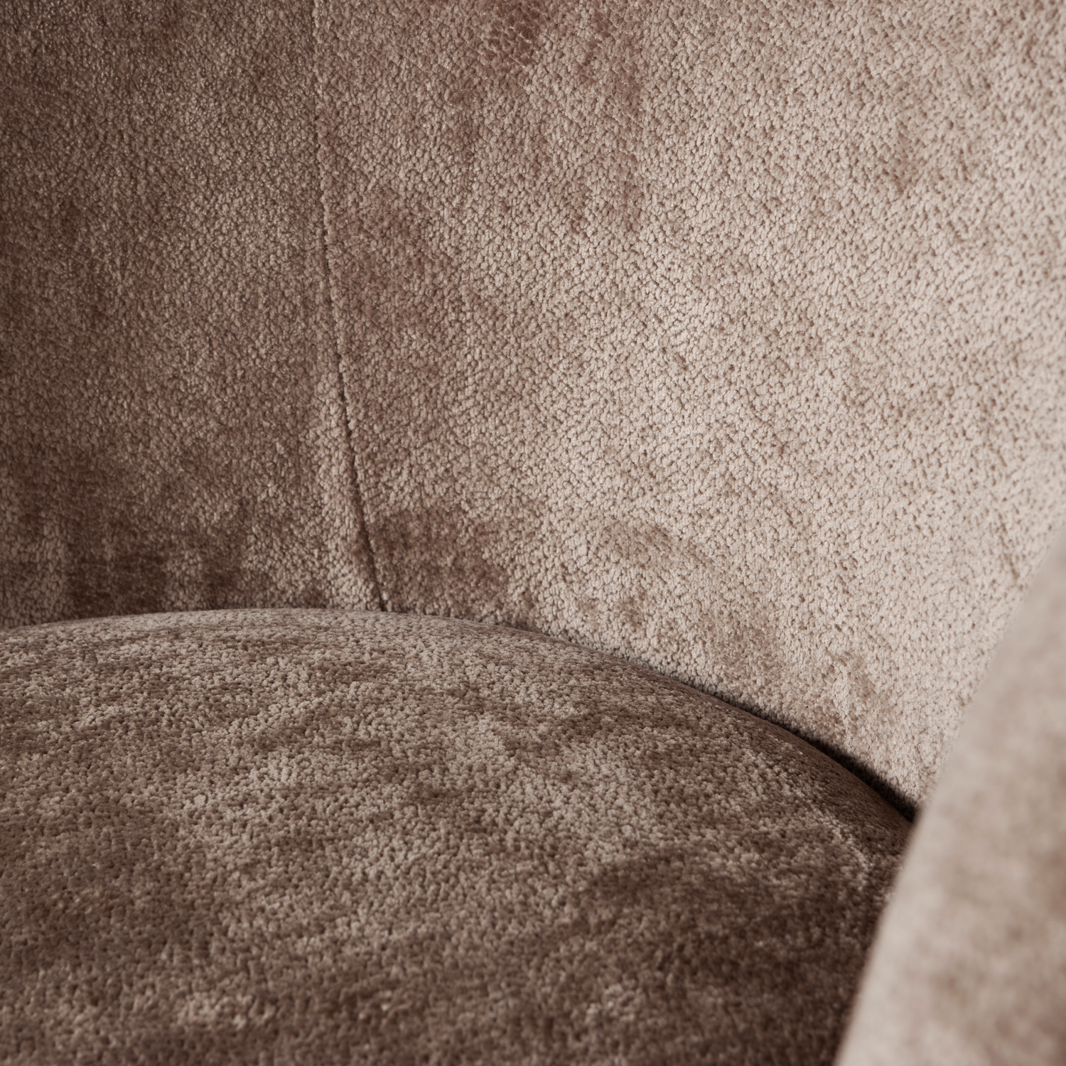 Fotelis POPULAR, veliūras, taupe