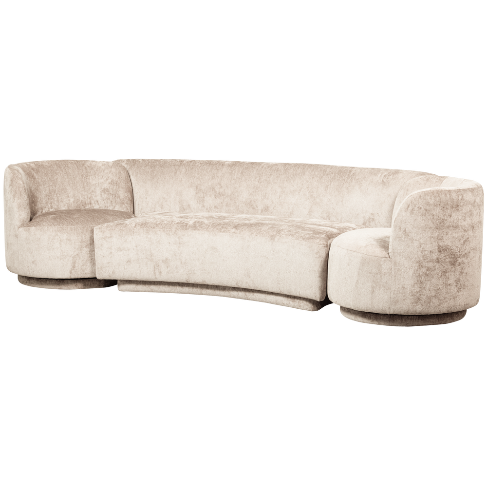 + Foteliai SOFA COMBI-POPULAR, natūrali