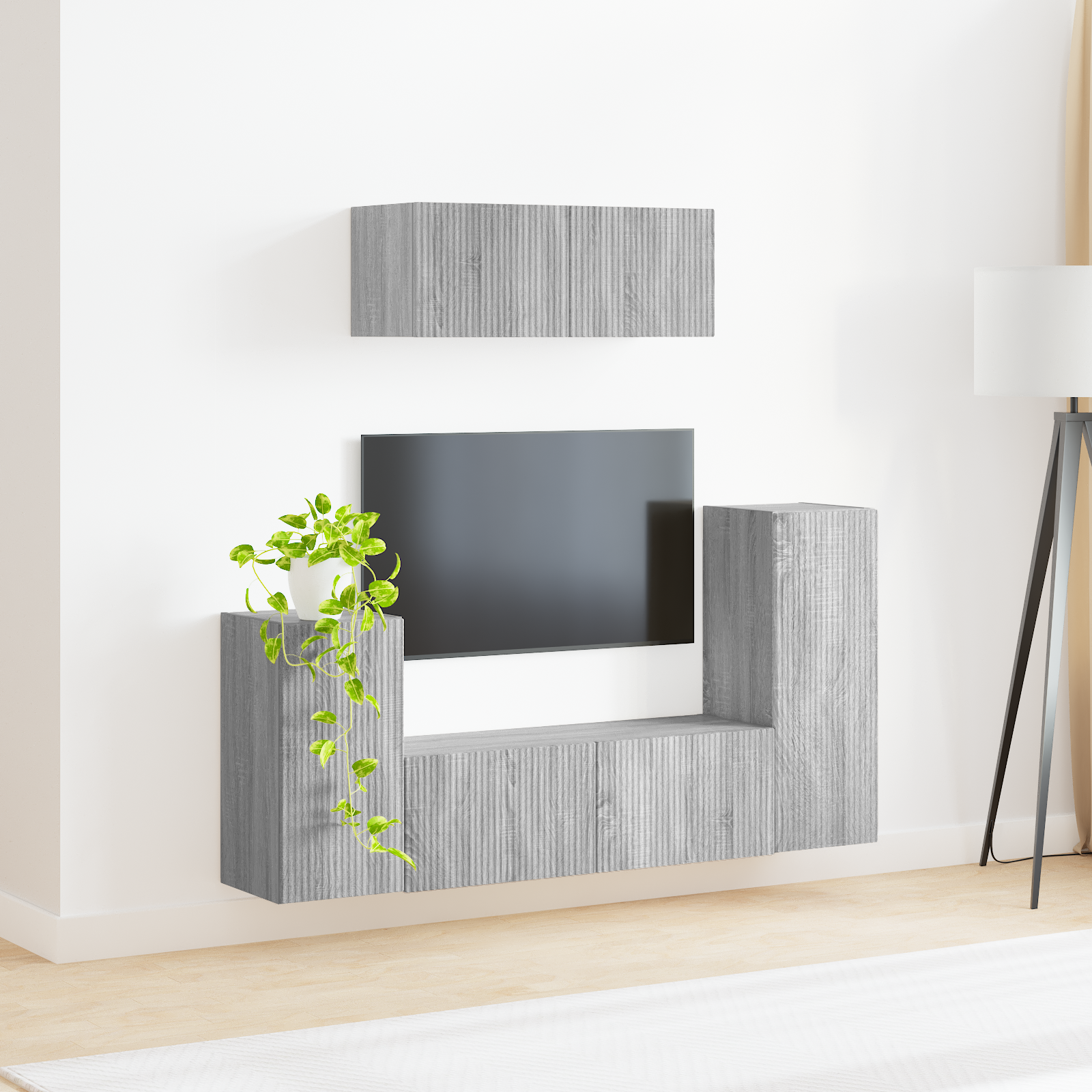 4 pcs Pilkas Sonoma