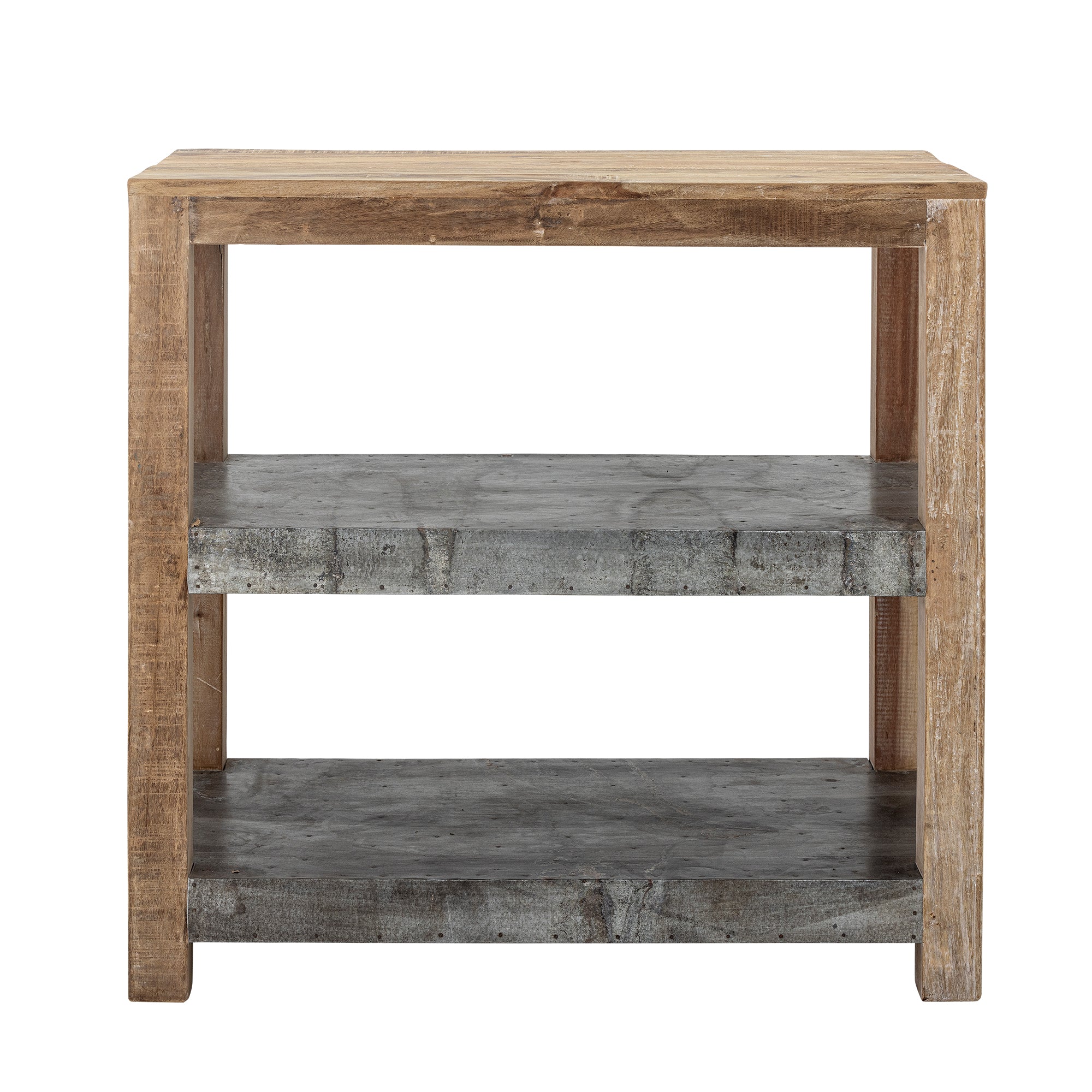 Knygų lentyna REUBEN, ruda, perdirbta mediena