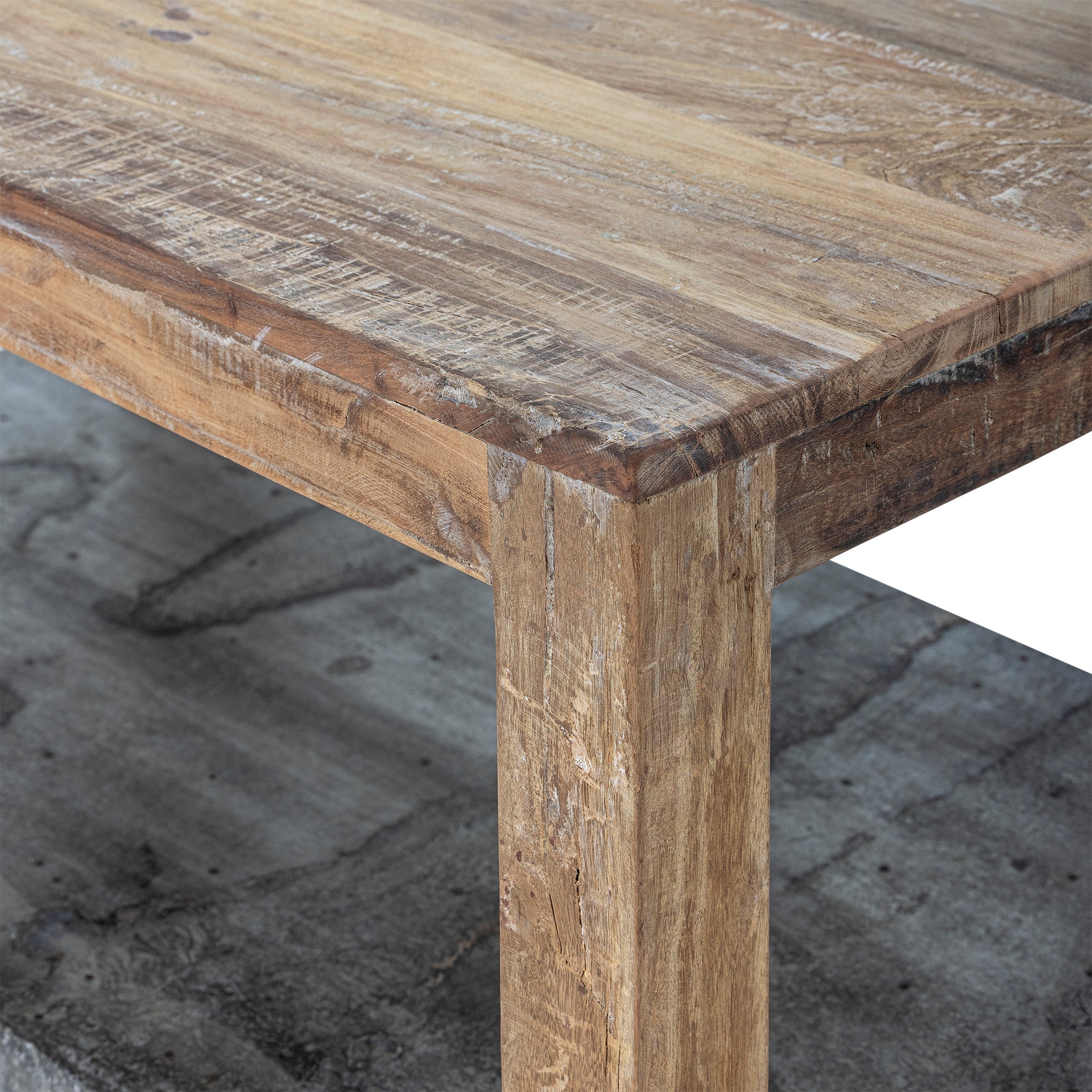 Knygų lentyna REUBEN, ruda, perdirbta mediena