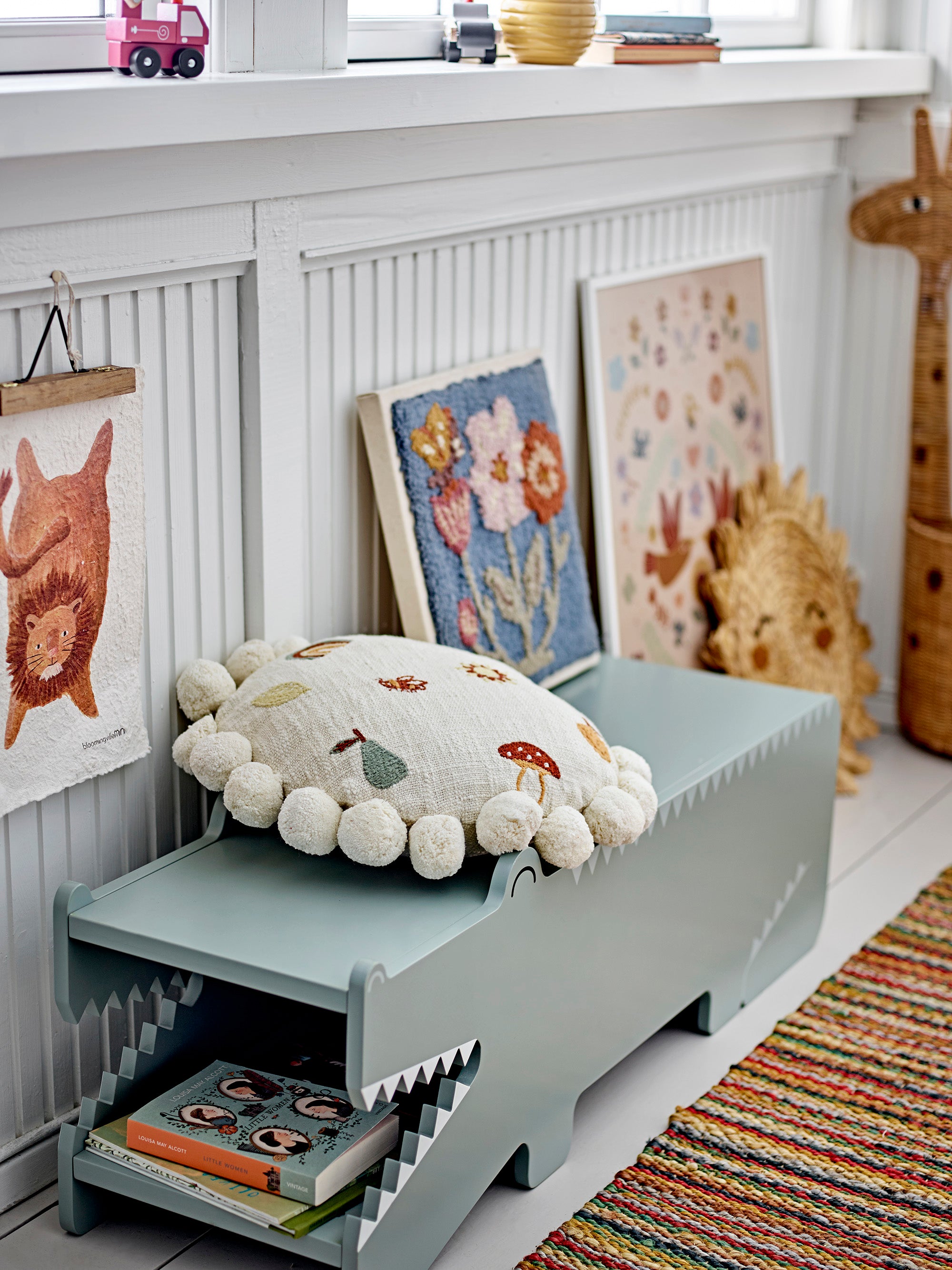 Bench ARNIE, brown MDF