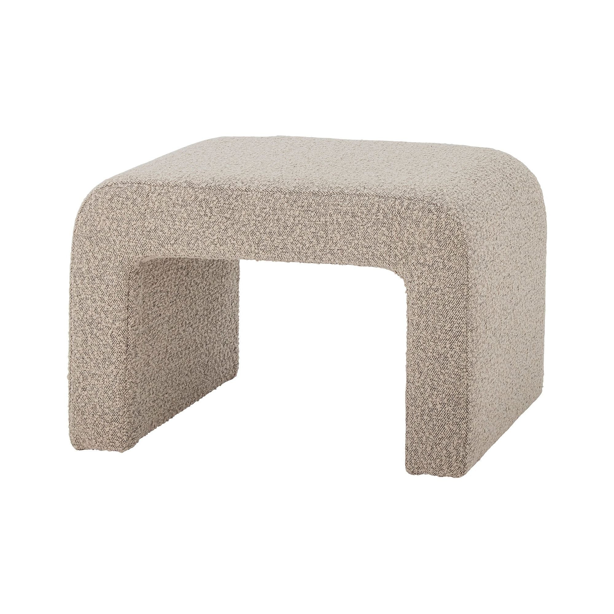 Taburetė BOBBIE, boucle smėlio spalvos