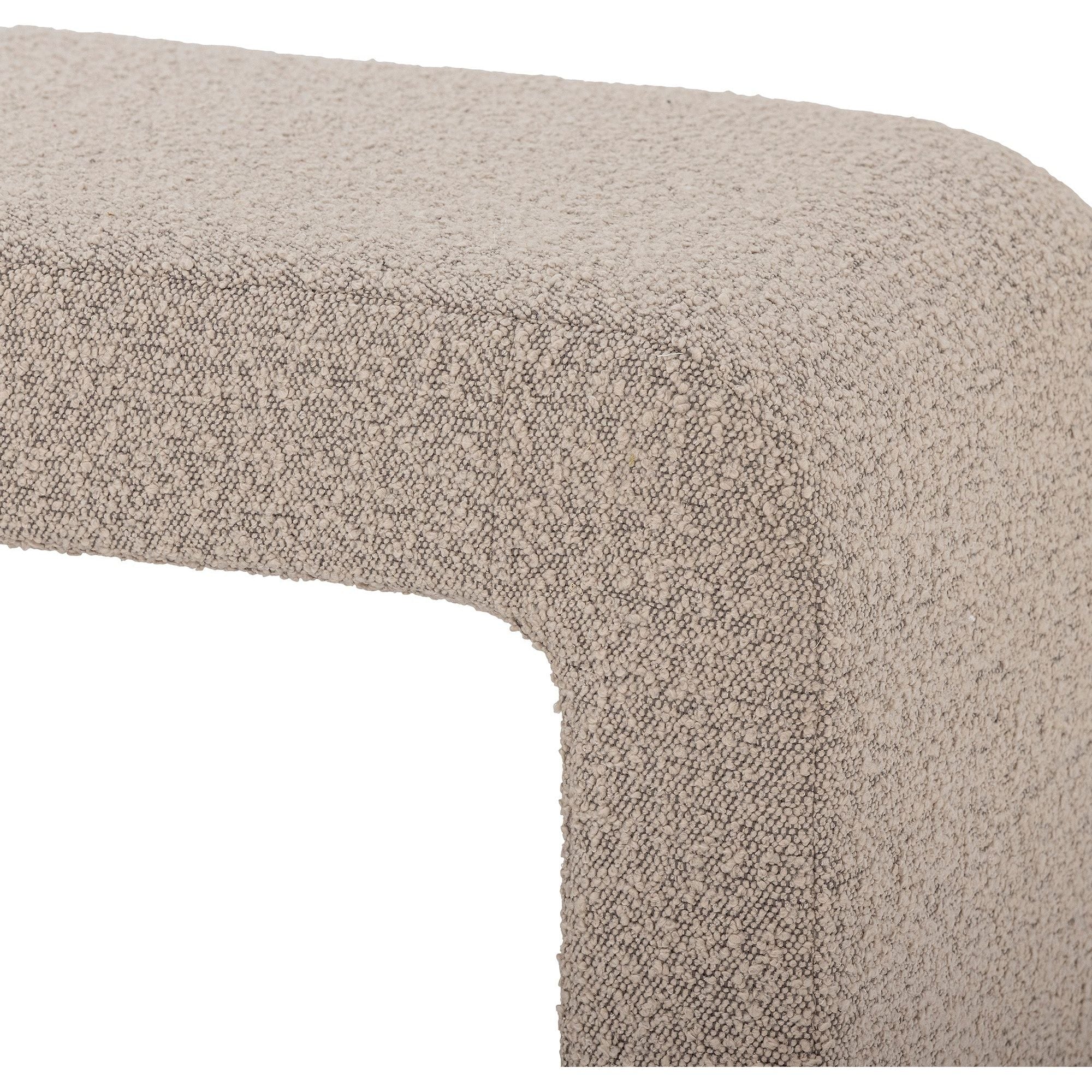 Taburetė BOBBIE, boucle smėlio spalvos