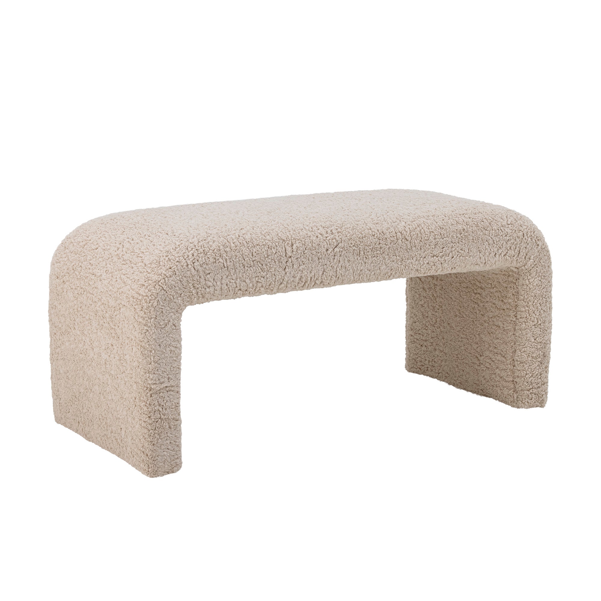 Bench BOBBIE, natural polyester
