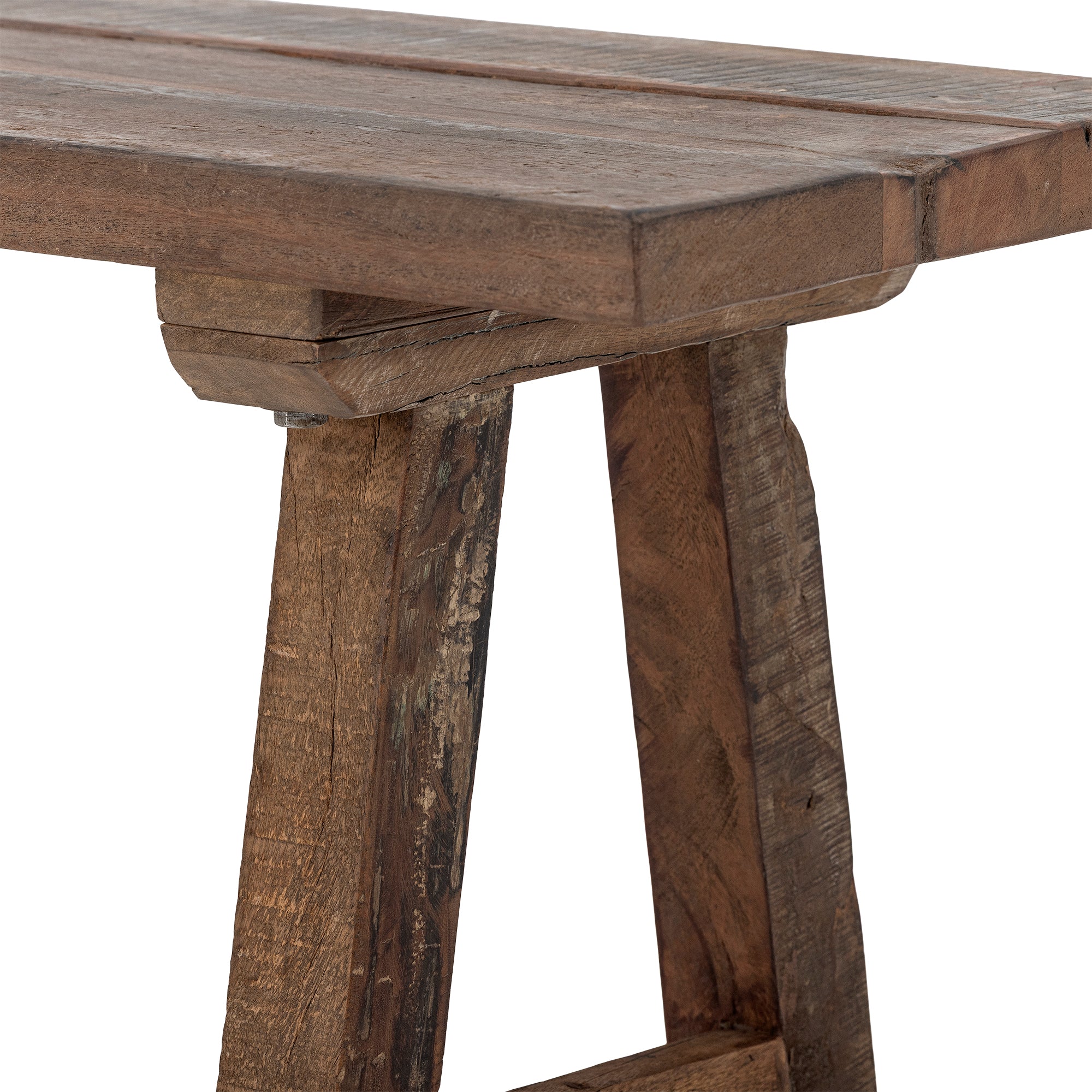 BROSSE bench, brown wood
