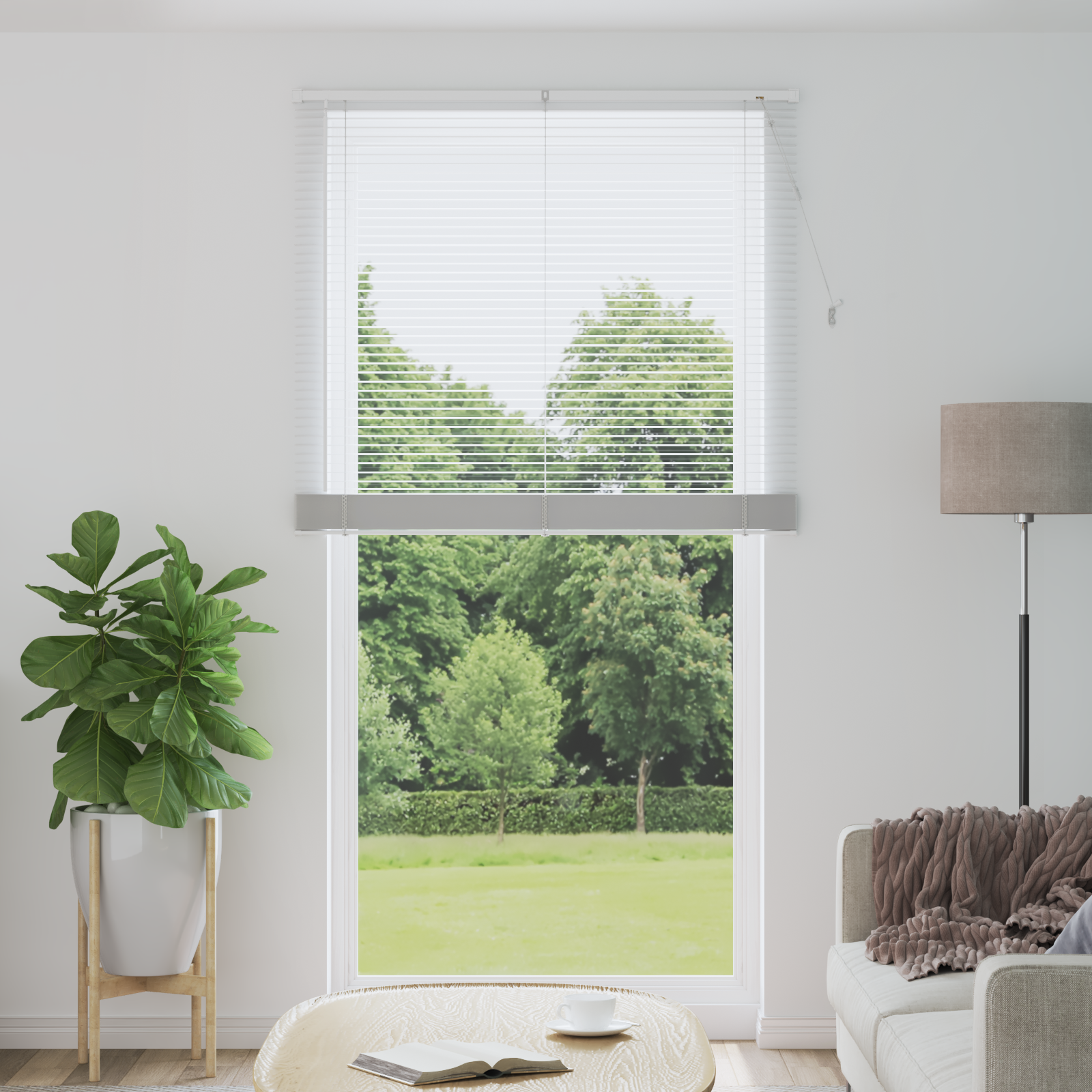 Venecijos žaliuzės Reguliuojamas Balta 213 x 110 cm PVC
